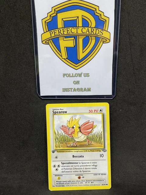 Pokémon Set Jungle 1° Edizione Spearow Comune 62/64 Pl