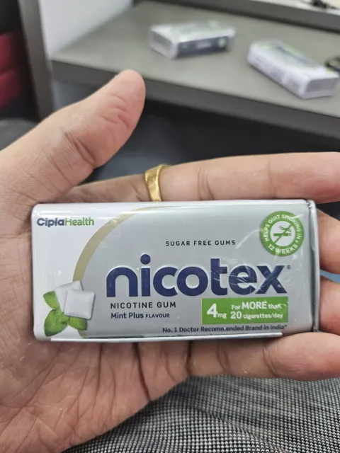 Sellado Nicotex Dejar de Fumar Sabor Nuevo 4 mg 39 chicles chicles de nicotina de lata