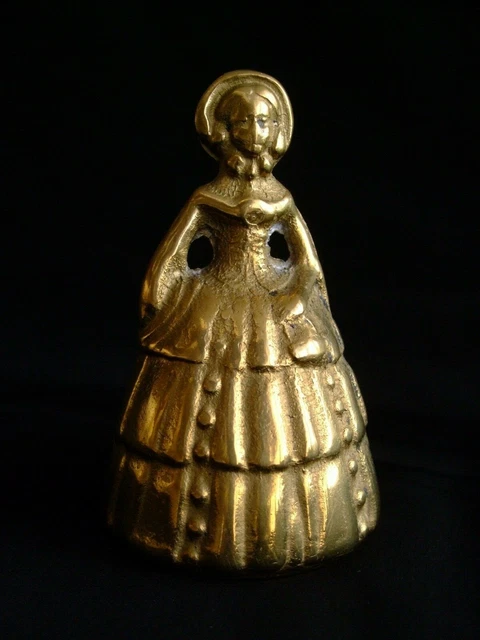 Goldene Handglocke 75mm - Service Glocke Für Hotel, Schule, Meditation