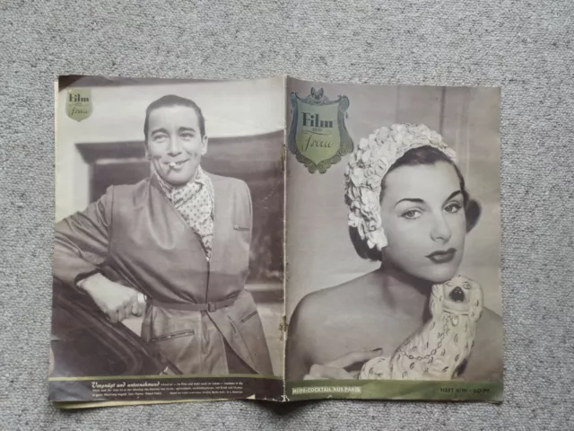 Film und Frau Heft 6, III. Jahrgang 1951  komplett, Albert Hehn Backcover RAR!