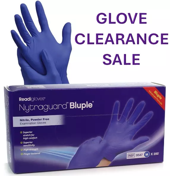 Nitrile Gloves Bluple Latex Free Powder Free Disposable (Box 200) Examination