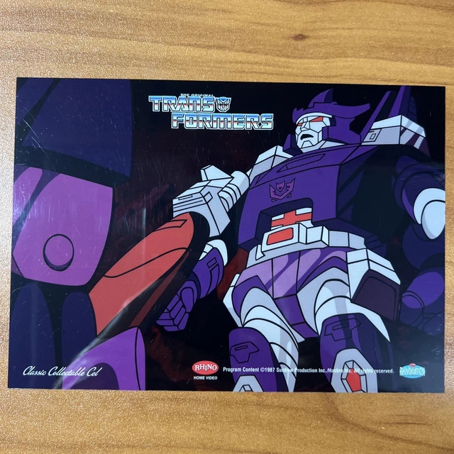 TRANSFORMERS CLASSIC COLLECTABLE Cel Color Film Galvatron Rhinomation transformers-classic-collectable-cel-color-film-galvatron-rhinomation
