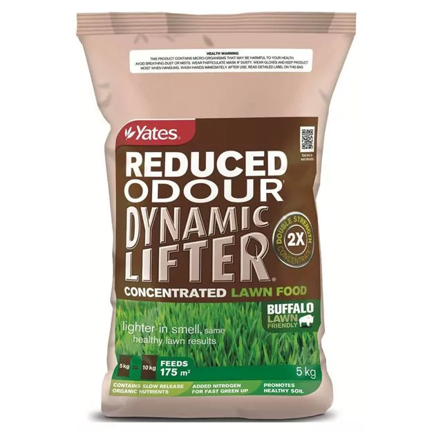 Yates Reduced Odour Dynamic Lifter Concentrated Lawn Food 5Kg