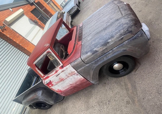 Ford 1957 F100 Pick Up Truck Custom Work Ute F-100 Shop Ute Promotion Vehicle Ford 1957 F100 Pick Up Truck Custom Work Ute F-100 Shop Ute Promotion Vehicle