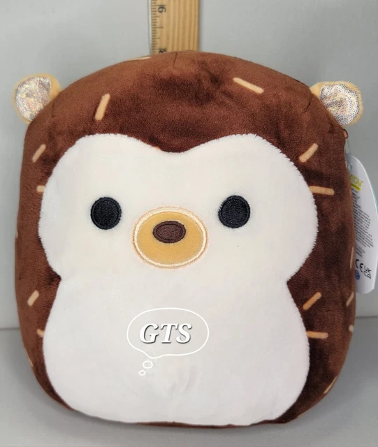 Squishmallow 8" Hila Hedgehog 🦔 Soft Brown Pet Plush BNWT Free Ship