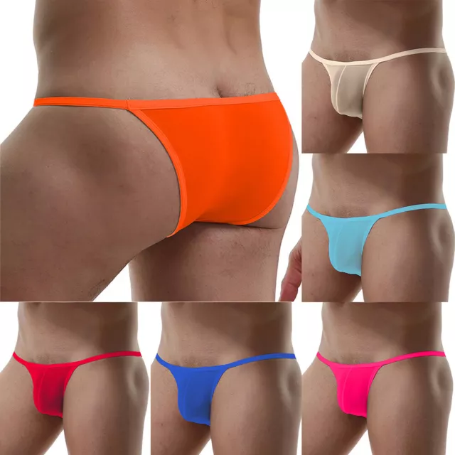 Hommes Mini String String Sous-Vêtements Slips Culotte Bikini Léger Sexy 》