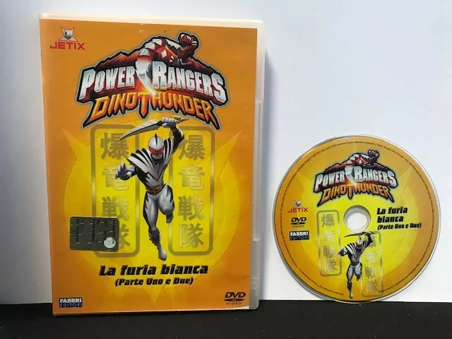 Dvd Power Rangers Dinothunder: La Furia Bianca (Parte Uno E Due) Fabbri Editori