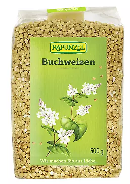 (9 EUR/kg) Bio Rapunzel Buchweizen ganz & geschält 500g