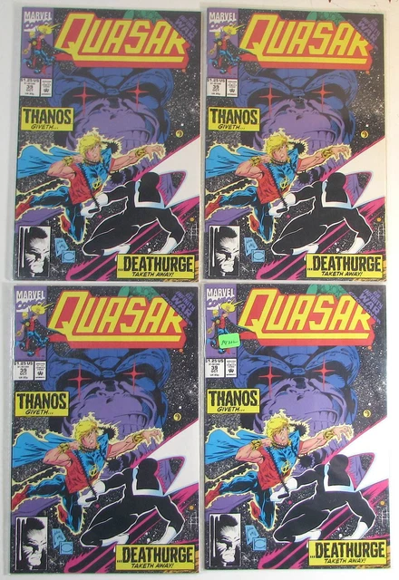Quasar Lot of 4 #39 x4 Marvel Comics (1992) Infinity War 1st Print Comic Books