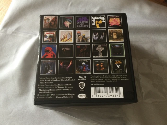 Complete Original BLACK SABBATH 21CD+BD BLACK SABBATH BLACK Box