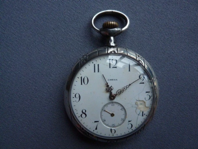 PIÈCE POUR MONTRE Gousset Bélière En Argent Ovale EUR 10,00 - FR