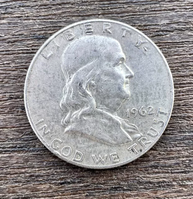 1962 50C Franklin Half Dollar