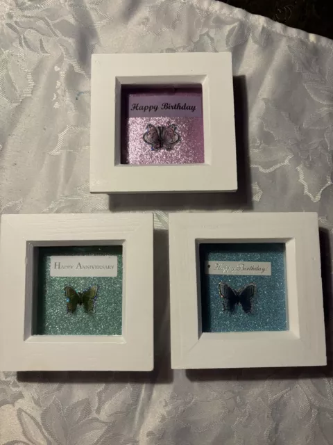 Hand Made Butterfly Pictures 3cm X 3cm