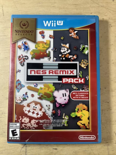 NES Remix Pack (Nintendo Wii U, 2014) Game Nintendo Selects Complete In Box  CIB