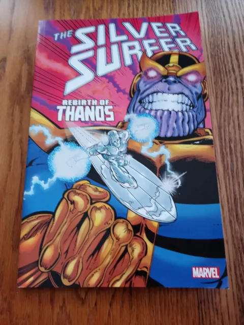 Marvel Silver Surfer - Rebirth of Thanos by Jim Starlin (Trade Paperback, 2018)