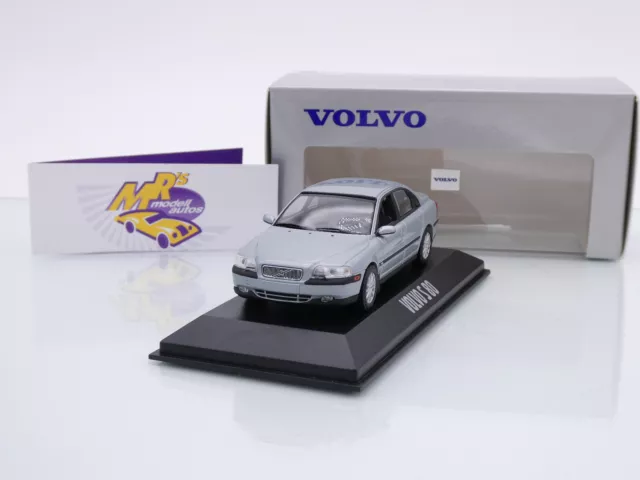 Modello pubblicitario Minichamps # Volvo S80 berlina anno di costruzione 1998 ""blu metallico"" 1:43