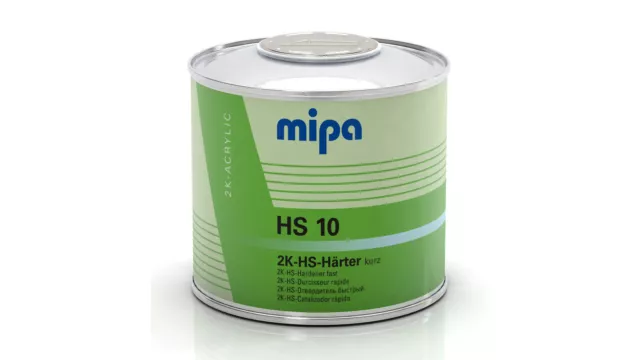 Mipa 2K-HS-Härter HS 10 kurz 0,5l für 2K Autolack & Klarlack