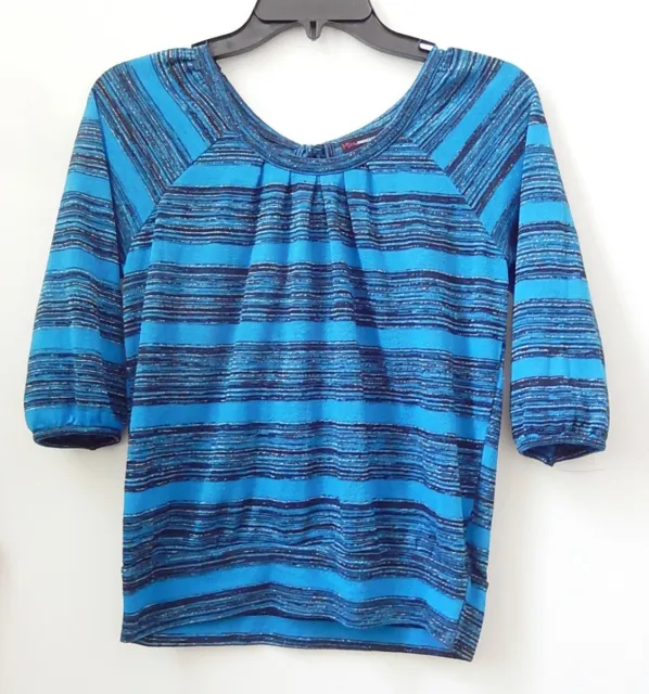 Miss Understood Girls Top Sz XL Round Neck Long Sleeve Pullover  Casual Striped