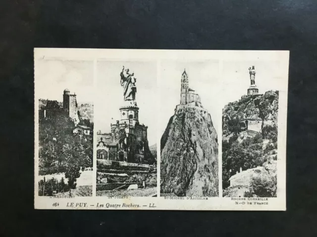 Carte Postale Ancienne LE PUY - Les Quatre Rochers