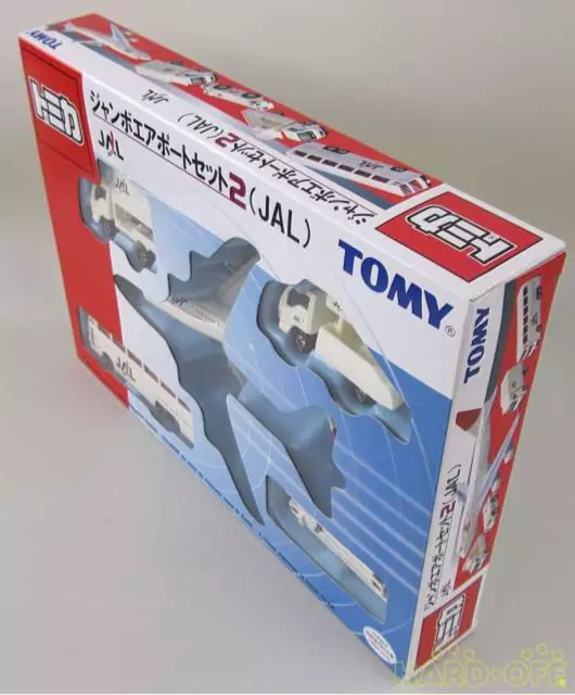 Tomy Jumbo Airport Set 2 Jal Tomica Toy Car