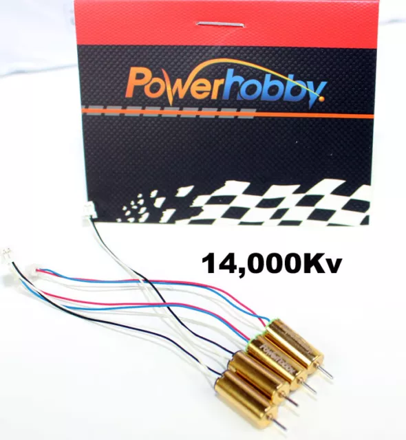 Powerhobby RX0615-14 14000kv FAST UPGRADE Motors CW / CCW : Blade Nano QX GOLD