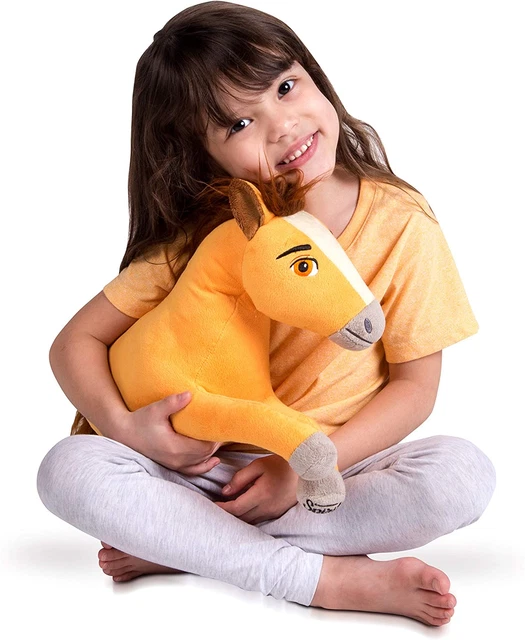 Spirit Riding Free Horse Niños Ropa de cama súper suave felpa almohada abrazo amigo Nueva