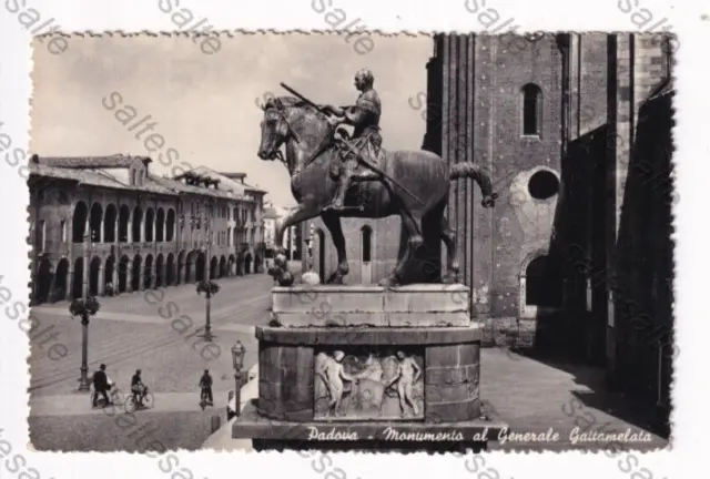 A4-  Cartolina Padova Monumento Del Generale Gattamelata 1952