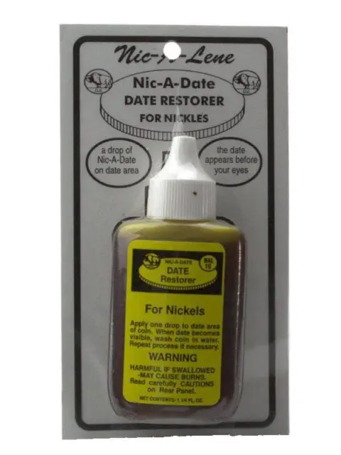 Nic-A-Date, Date Restorer for Nickels, 1.25 oz bottle