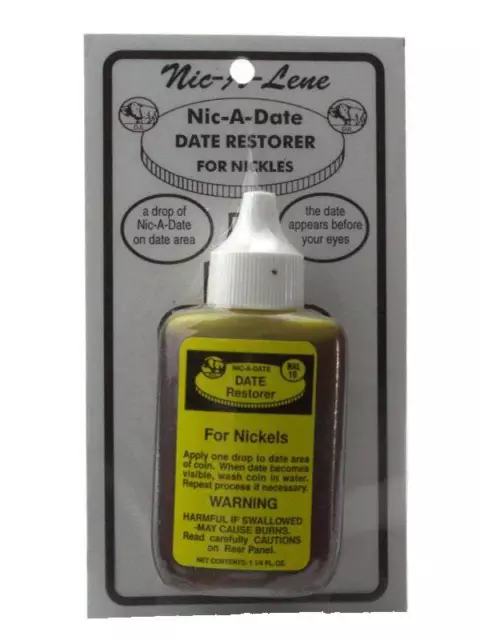 Nic-A-Date, Date Restorer for Nickels, 1.25 oz bottle