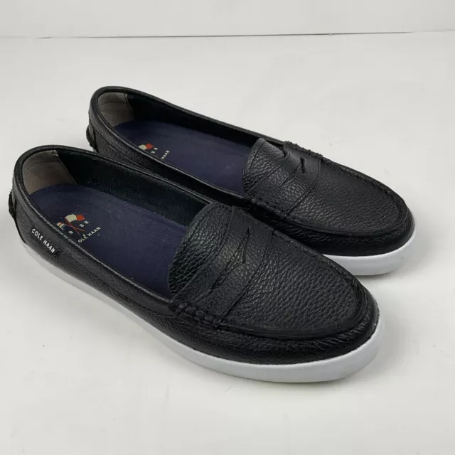 Cole Haan 1928 Nantucket Black Slip On Penny Loafers Shoes Women Size 7B