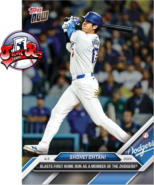 SHOHEI OHTANI 2024 MLB TOPPS NOW 36 First Home Run As A Dodger prévente