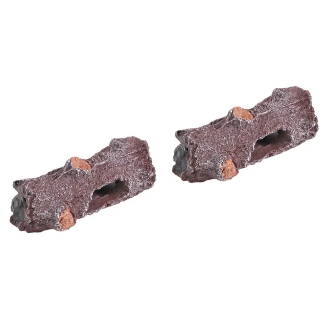 Tronco Decorativo Per Acquario - Grotta In Resina Per Pesci, Design Naturale