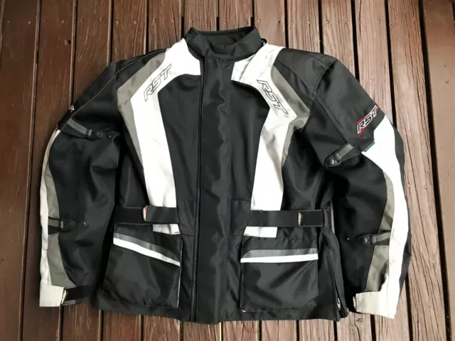 Men's Motorcycle Jacket RST Armoured Elbows Shoulder Back Size 48 / 2XL Clean