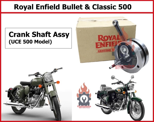 heavy crank royal enfield bullet