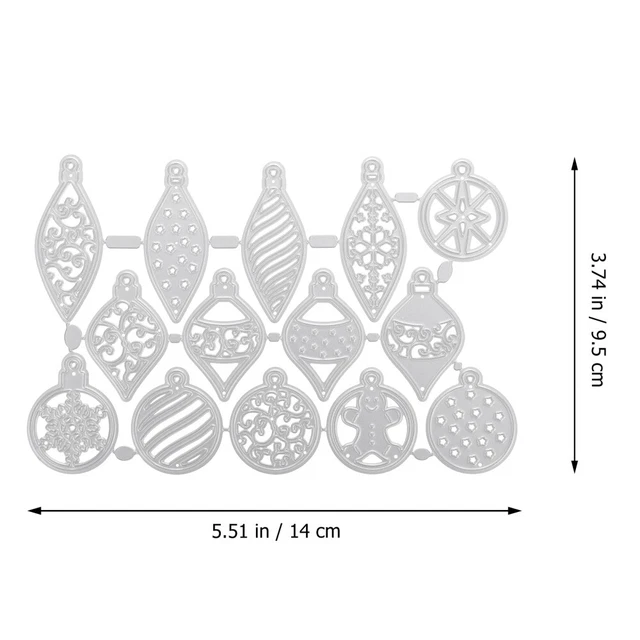 14pcs Weihnachten Vorlage Schablone Malerei Vorlage Handwerk Zeichnung Vorlage 8