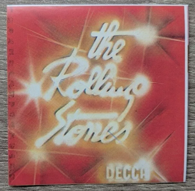 1981 Rolling Stones Decca Panini Discorama Mini Album Cover Sticker