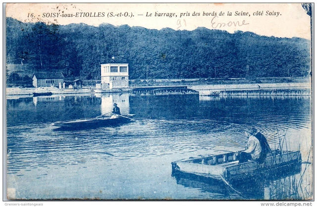 91 SOISY SOUS ETIOLLES - le barrage cote soisy