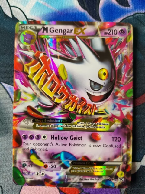 Pokemon Card New Mega M Gengar EX - XY166 - Holo Promo 