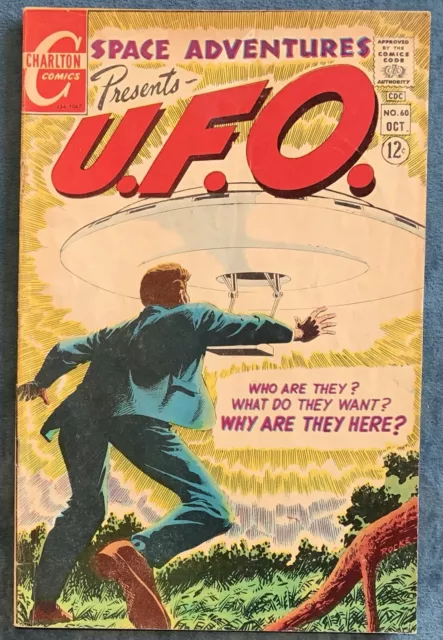 Space Adventures #60  Oct 1967  UFO Flying Saucers  True Stories!