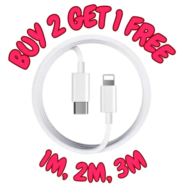 Cable de carga rápida USB-C compatible con iPad iPhone 8 9 10 11 12 13 Pro Max