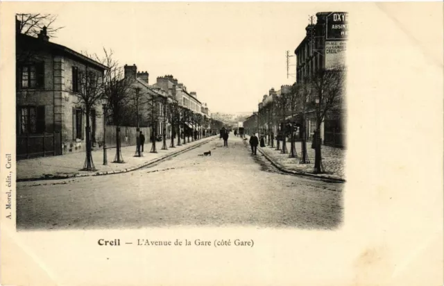 CPA CREIL L'Avenue de la Gare (376914)