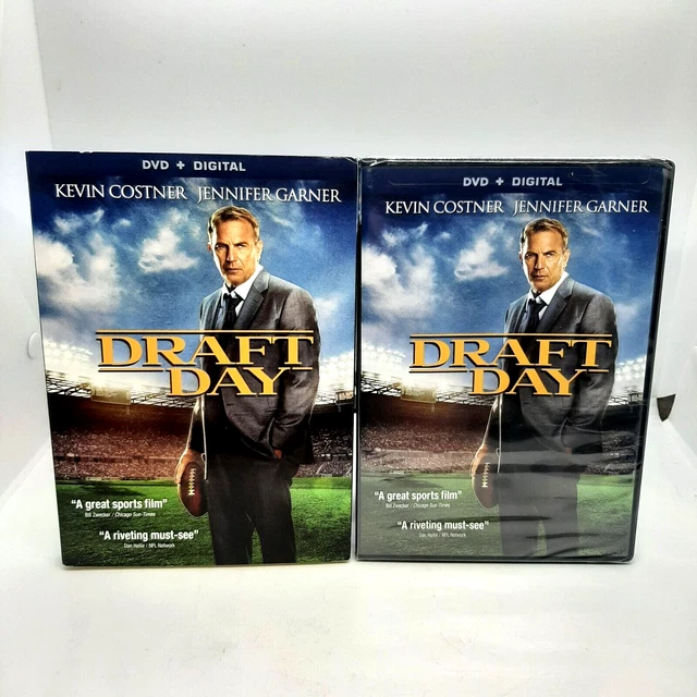 DRAFT DAY (NEW DVD, 2014) Kevin Costner Jennifer Garner NFL Football