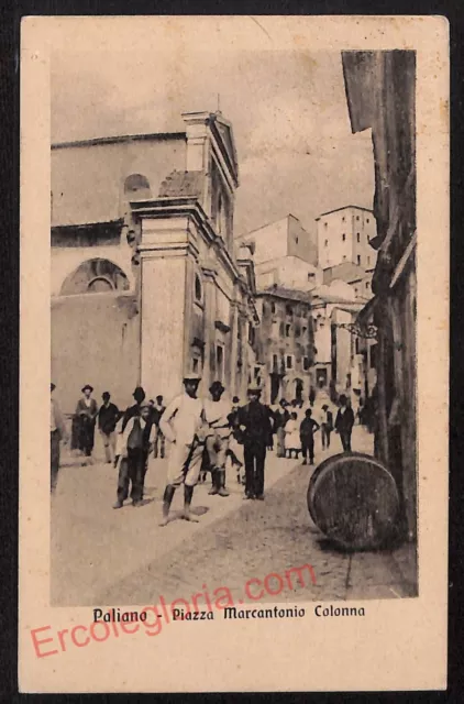 ag0724 - CARTOLINA D'EPOCA - Frosinone Provincia - Paliano  1913