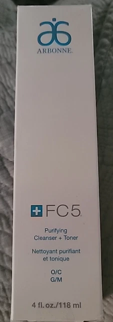 Arbonne +FC5 [PURIFYING CLEANSER + TONER] 4oz [NewtSealed] RARE/Discontinued!