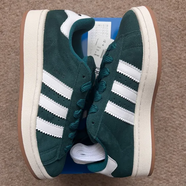 ADIDAS CAMPUS 00S Forest Glade Green - Size UK6.5 - Brand New - FREE ...