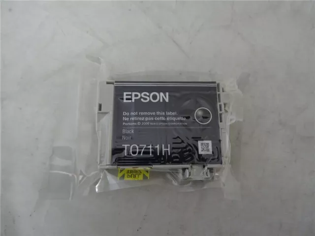 Original Epson C13T07114H10 / T0711H Tintenpatrone schwarz für Epson Stylus D120