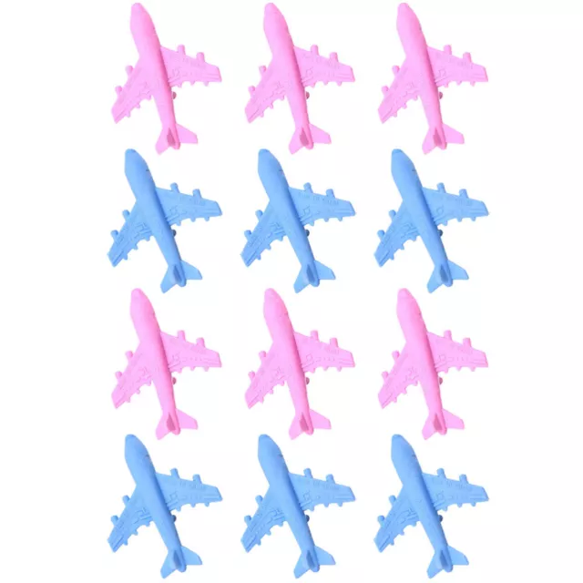 Toyvian Airplane Eraser Pencils - 12 Pack-FJ