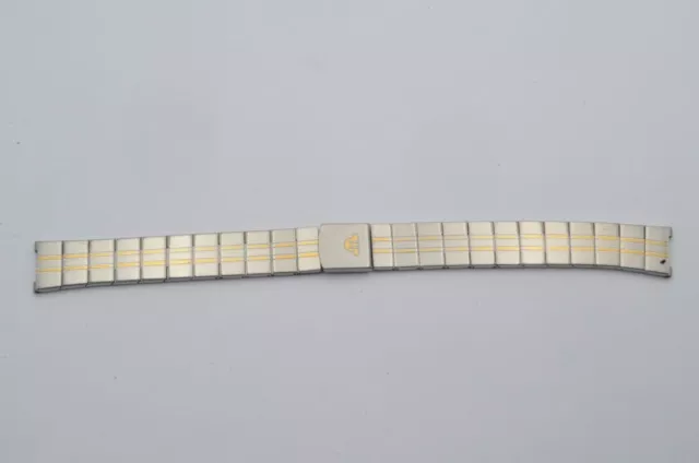 Maurice Lacroix Vintage Ladies Steel/Gold Bracelet 0 9/16in Vintage RAR 2