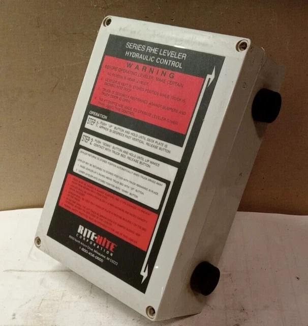New Rite Hite Series Rhe Hydraulic Dock Plate Level Control1Ø 115 Vac
