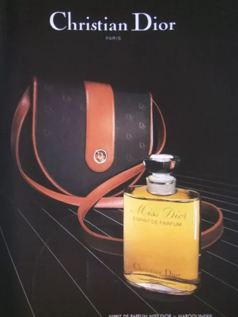 Publicité De Presse 1983 Miss Dior Esprit De Parfum De Christian Dior